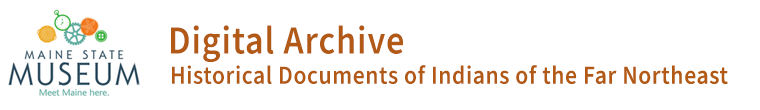 Historical Documents of Indians of the Far Northeast
